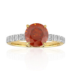 Anillo en oro con Esfalerita