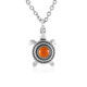 Collar en plata con Ónix rojo (Desert Chic)