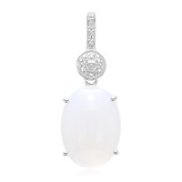 Colgante en plata con Calcedonia de Turquía