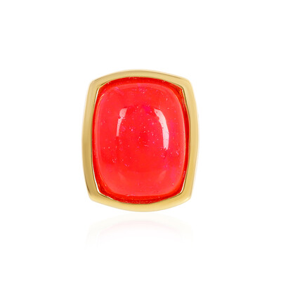 Colgante en plata con Ópalo rojo de Etiopía (MONOSONO COLLECTION)