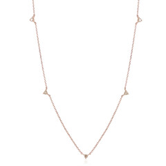 Collar en oro con Diamante marrón VVS2