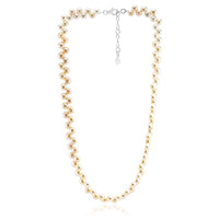 Collar en plata con Perla durazno Freshwater (TPC)