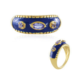 Anillo en plata con Tanzanita