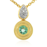 Collar en plata con Esmeralda de Colombia