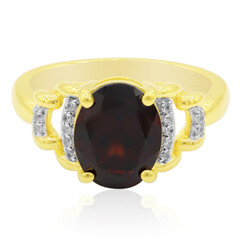 Anillo en plata con Granate de Mozambique (Remy Rotenier)