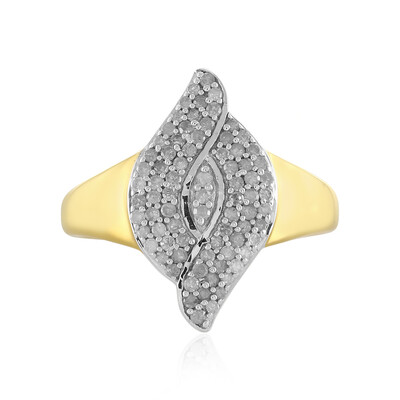 Anillo en plata con Diamante I4 (J)