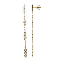 Pendientes en oro con Diamante I1 (H)  (CIRARI)