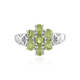 Anillo en plata con Peridoto