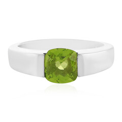 Anillo en plata con Peridoto