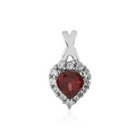 Colgante en plata con Granate de Mozambique