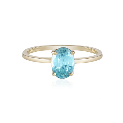 Anillo en oro con Zircón de Ratanak Kirí
