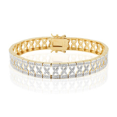 Brazalete en plata con Diamante I3 (I)
