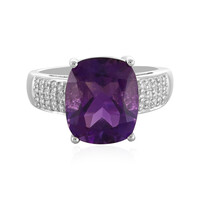 Anillo en plata con Amatista de Siberia