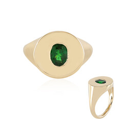 Anillo en oro con Tsavorita (de Melo)