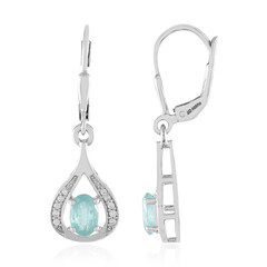Pendientes en plata con Grandidierita