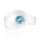 Anillo en plata con Apatita azul (Pallanova)