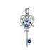 Colgante en oro con Zafiro azul (Dallas Prince Designs)