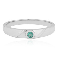 Anillo en plata con Esmeralda de Colombia