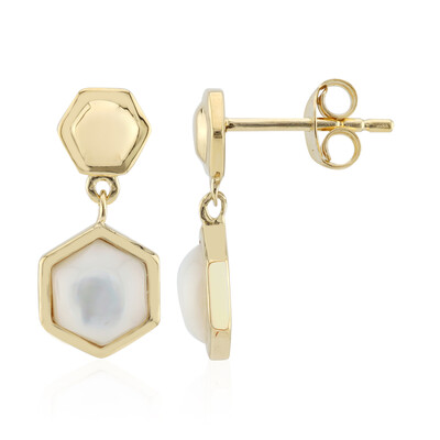 Pendientes en plata con Nácar