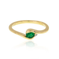 Anillo en oro con Esmeralda de Colombia