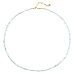 Collar en plata con Aguamarina
