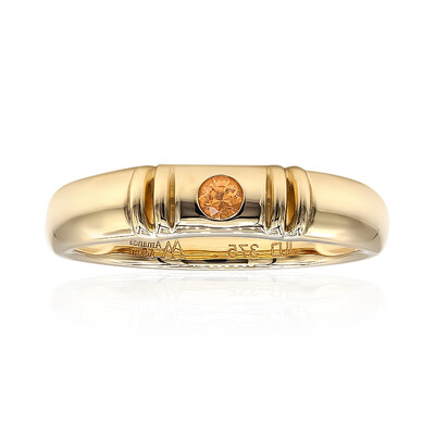 Anillo en oro con Espesartina de California (Amanda Adkins)