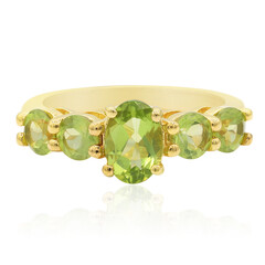 Anillo en plata con Peridoto