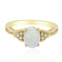 Anillo en oro con Ópalo Welo AAA