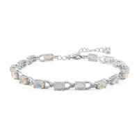 Brazalete en plata con Ópalo de Welo