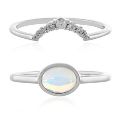 Anillo en plata con Ópalo de Welo