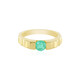 Anillo en plata con Esmeralda de Rusia