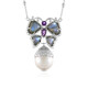 Collar en plata con Perla blanca Freshwater (Dallas Prince Designs)