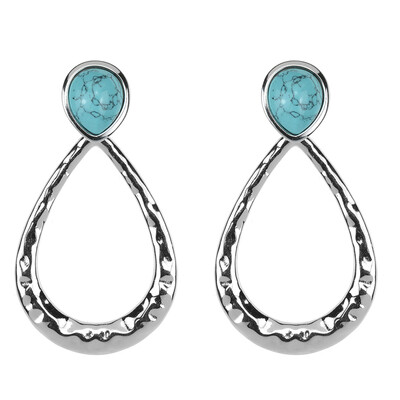Pendientes en plata con Turquesa (dagen)