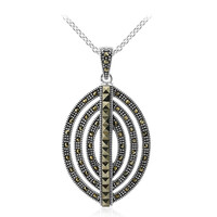 Collar en plata con Marcasita