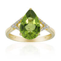Anillo en oro con Peridoto de Dashihe (CIRARI)