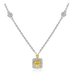 Collar en oro con Diamante amarillo SI2 (CIRARI)