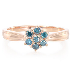 Anillo en plata con Diamante fantasía