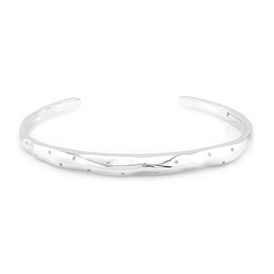 Brazalete en plata con Zircón