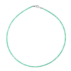 Collar en plata con Ónix verde