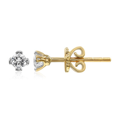 Pendientes en oro con Diamante SI1 (G) (Annette)