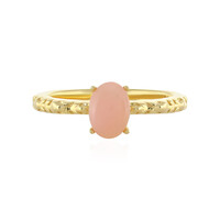 Anillo en plata con Ópalo rosa