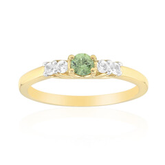 Anillo en oro con Demantoide de Madagascar (John Ferry)