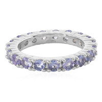 Anillo en plata con Tanzanita