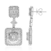 Pendientes en oro con Diamante SI2 (H) (CIRARI)