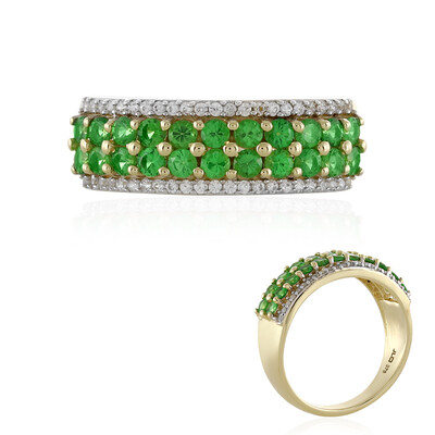 Anillo en oro con Tsavorita (Adela Gold)