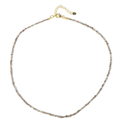 Collar en plata con Diamante champán