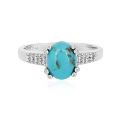 Anillo en plata con Turquesa