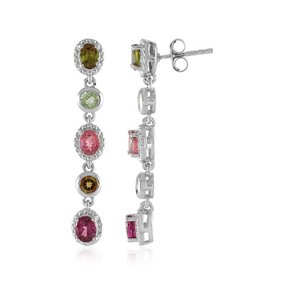 Pendientes en plata con Turmalina