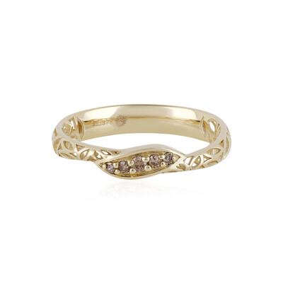 Anillo en oro con Diamante champán I1  (Ornaments by de Melo)