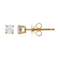 Pendientes en oro con Diamante I1 (H)  (CIRARI)